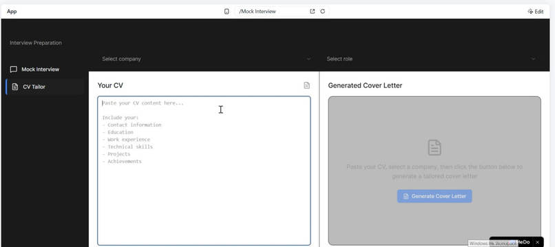 TechPrep LK - AI Career Assistant – screenshot 2