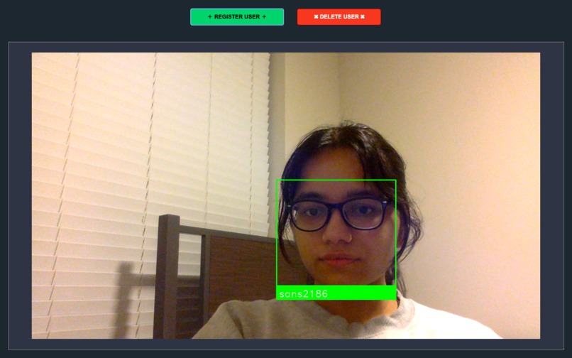 Facial Recognition Security System – screenshot 1