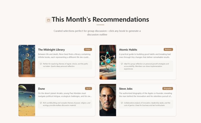 BookClubMatch – screenshot 1