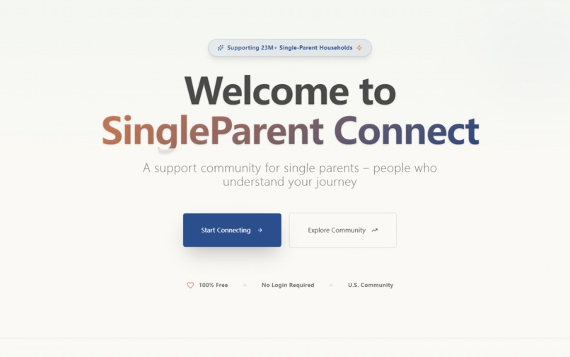 SingleParent Connect – screenshot 1