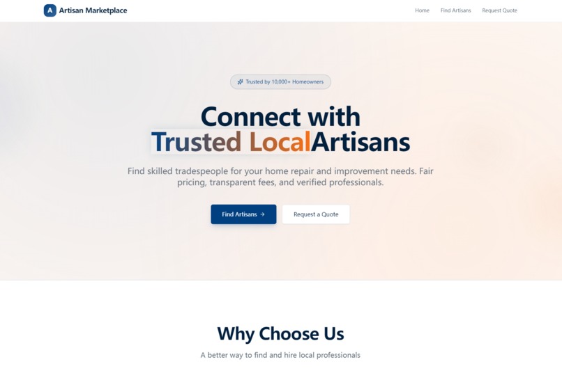 Artisan Marketplace – screenshot 1