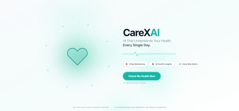 CareXAI – AI-Powered Health Insight Engine – screenshot 7