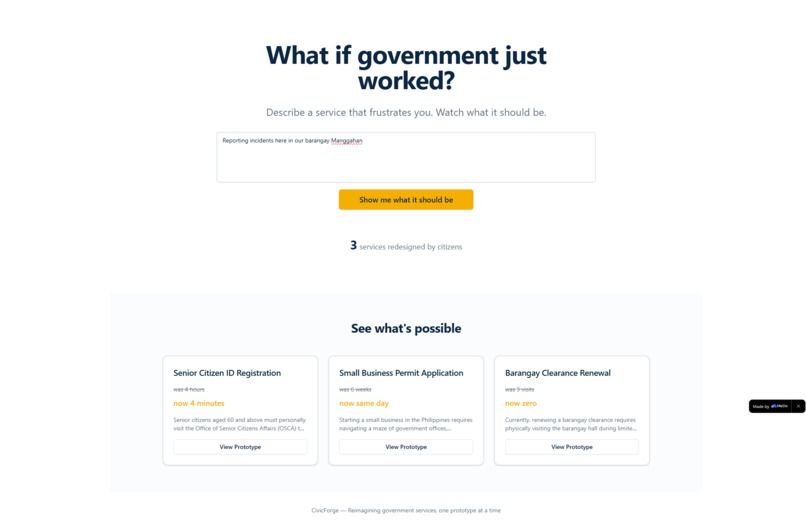 CivicForge – screenshot 2