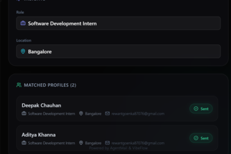 Track 1 + Bonus Track:Recruiter Email Outreach + VibeflowBot