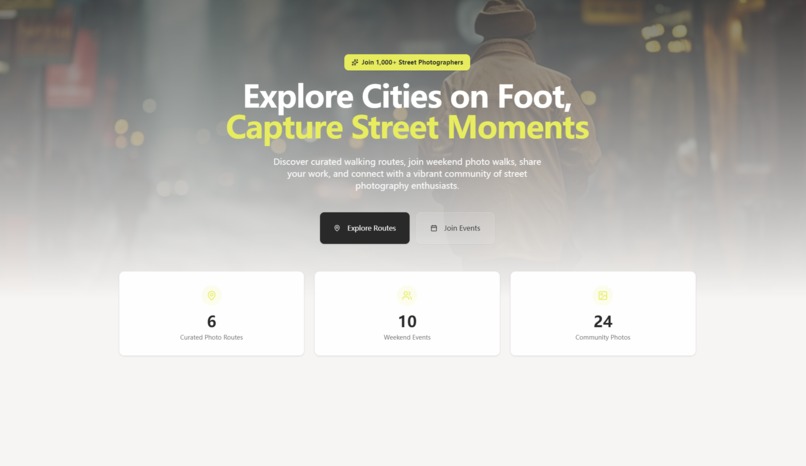 PhotoWalk Club – screenshot 1