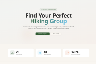 Hiking Group Finder