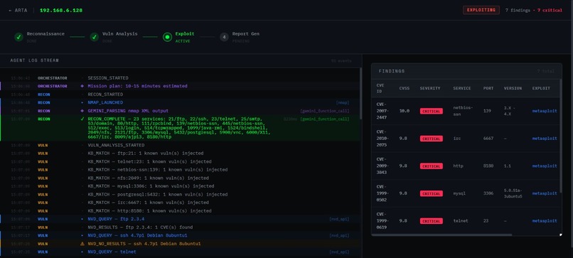 ARTA — Autonomous Red Team Agent – screenshot 3