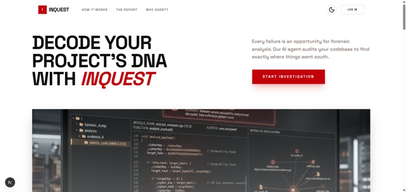 Inquest - Project Post Mortem Report Generator – screenshot 5