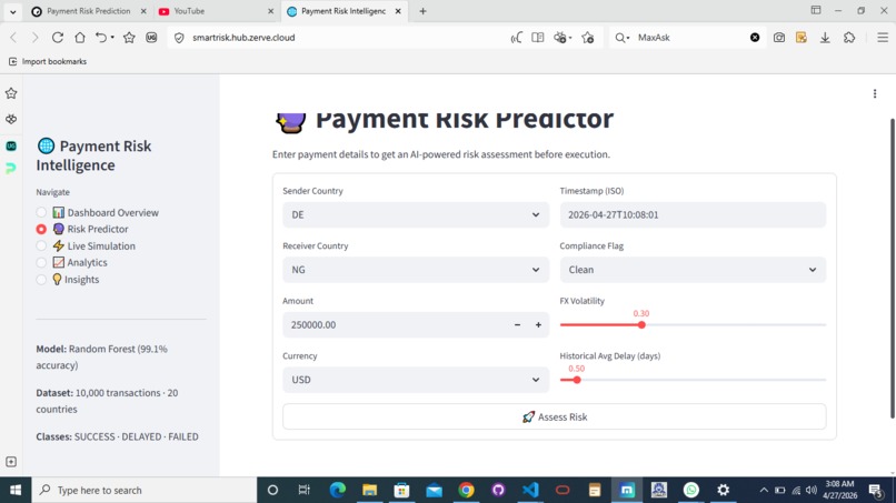 GPIRE-Global Payment Intelligence & Risk Engine  – screenshot 3