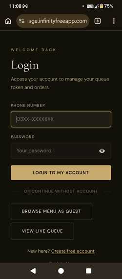 OBR QUEUE MANAGEMENT SYSTEM – screenshot 1