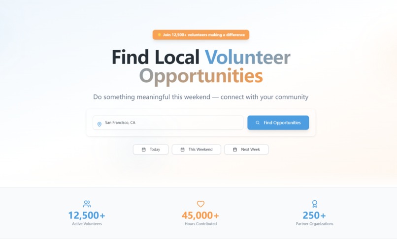 VolunteerOpportunities – screenshot 1