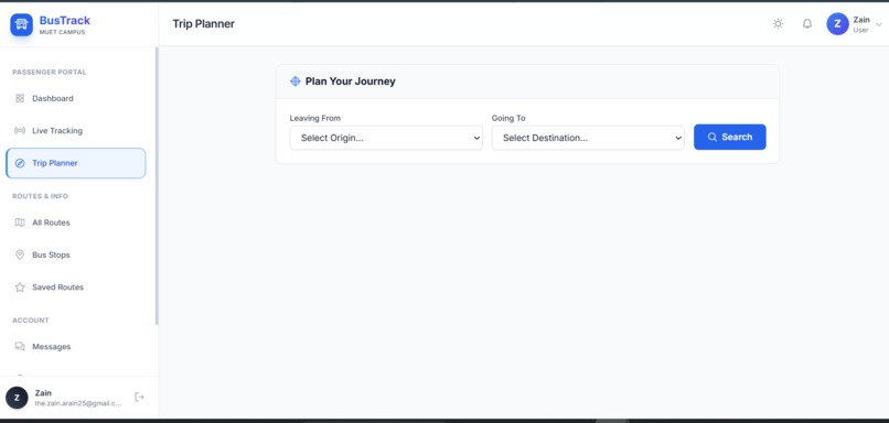 Smart Bus Tracker - (BusTrack) – screenshot 10