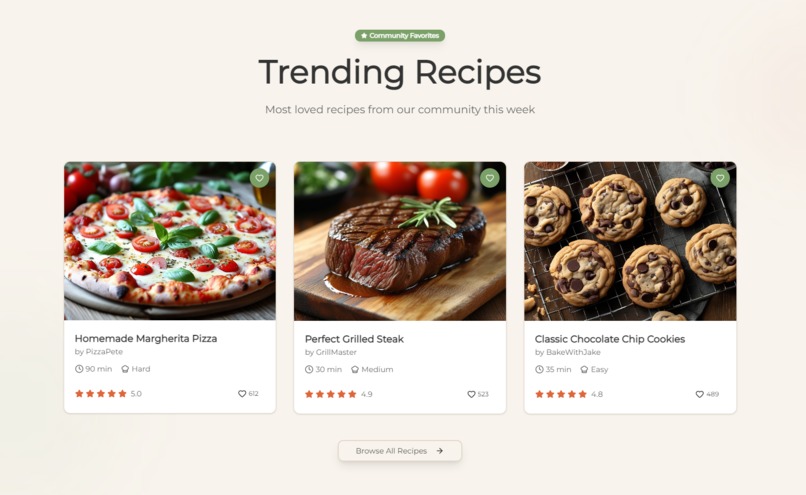 Share Recipes – screenshot 2