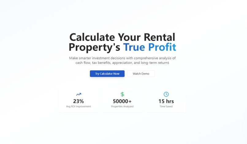 RentalProfit Calculator – screenshot 1