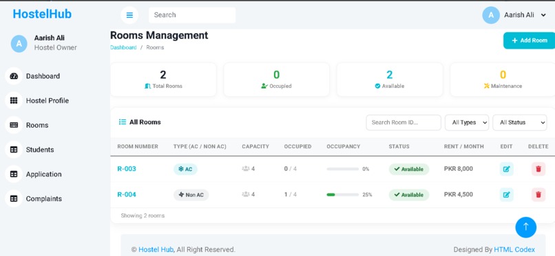 HostelHub – screenshot 1