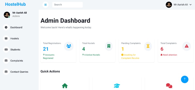 HostelHub – screenshot 2