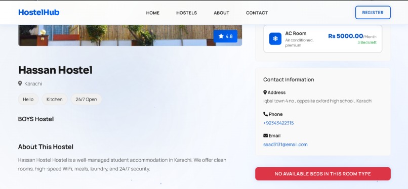 HostelHub – screenshot 4
