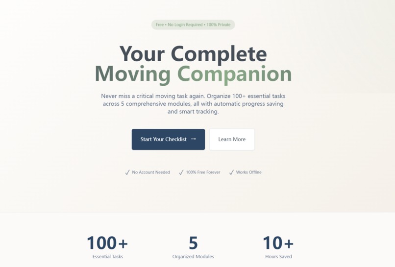 Moving Companion – screenshot 1