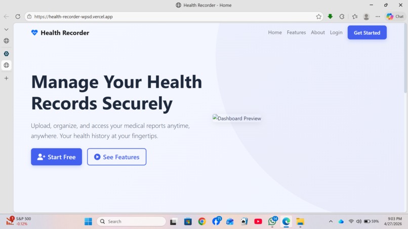 Health Recorder – screenshot 4