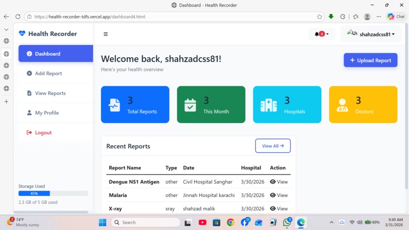 Health Recorder – screenshot 7