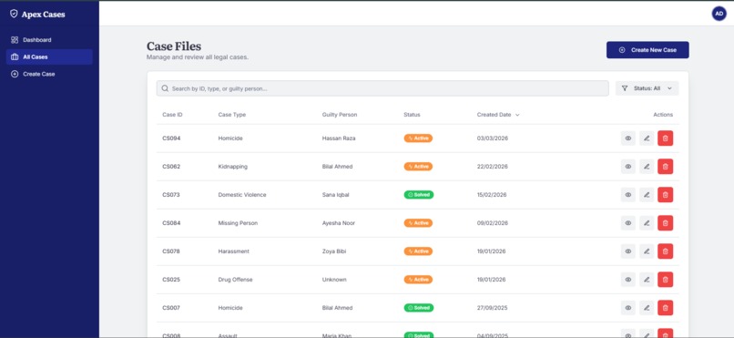 Apex Judiciary Cases – screenshot 3