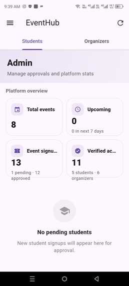 Campus Event Hub – screenshot 1