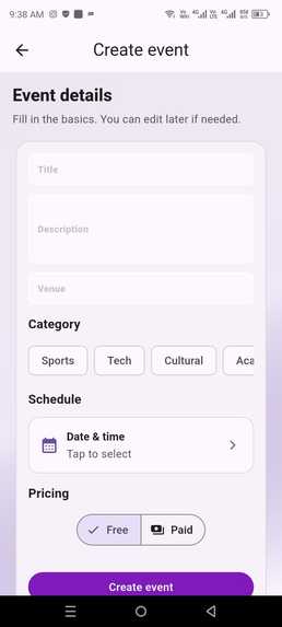 Campus Event Hub – screenshot 12