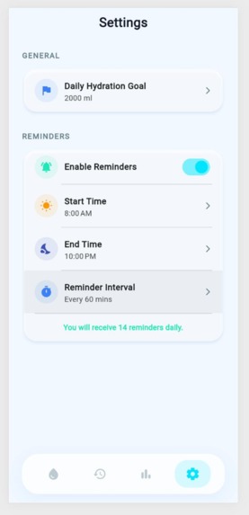 FlowQ: Hydrate Right, Hydrate Now – screenshot 4