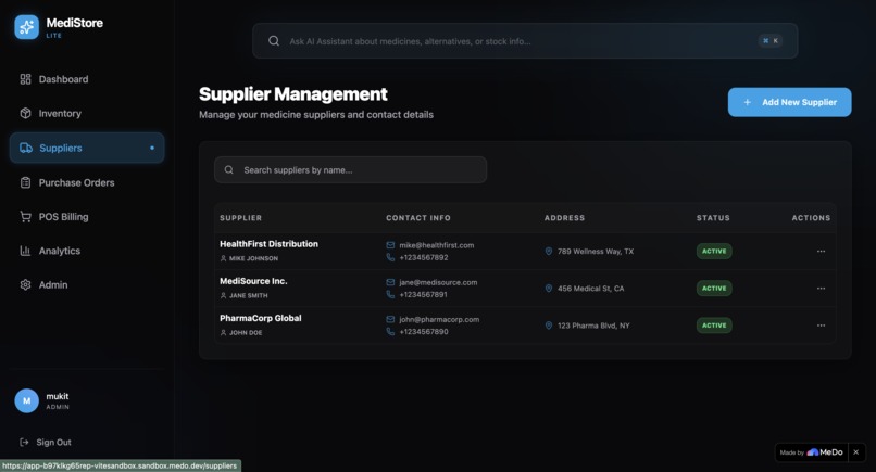 MediStore Lite – screenshot 7