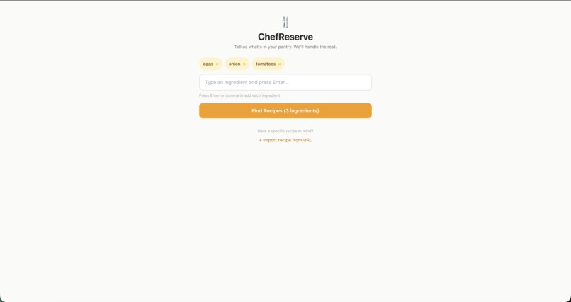ChefRserve – screenshot 3