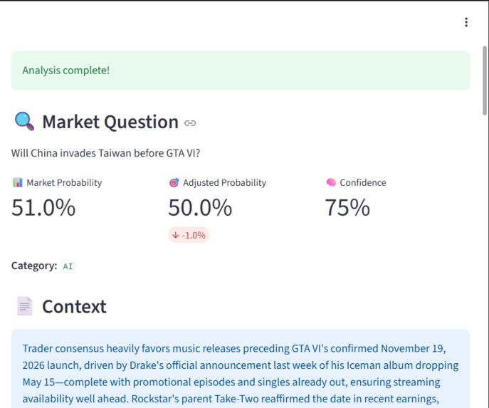 TrueOdds – screenshot 2