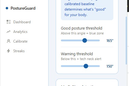 Posture Guard – screenshot 1