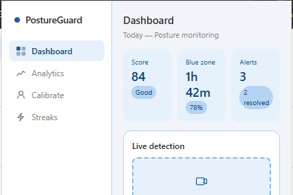 Posture Guard – screenshot 2