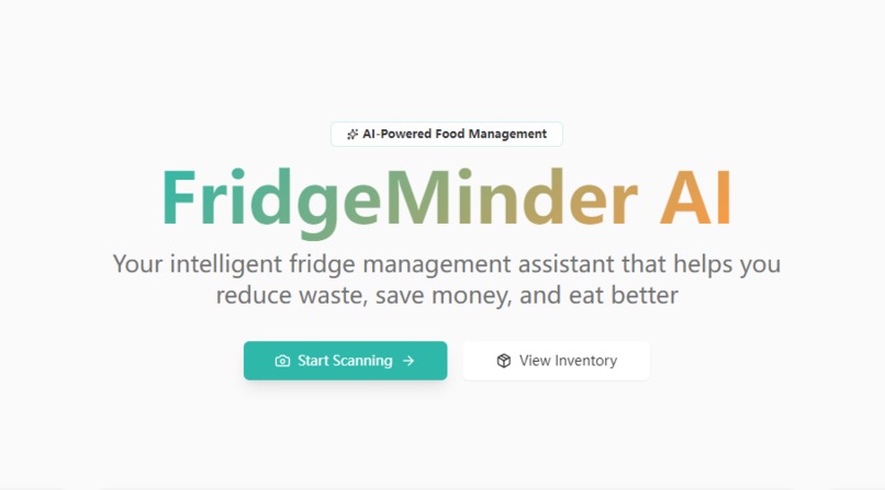 FridgeMinder AI – screenshot 1