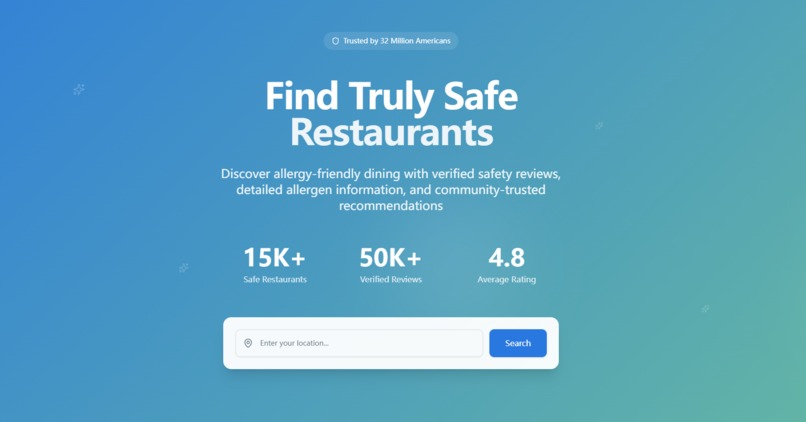 AllergyEats Finder – screenshot 1