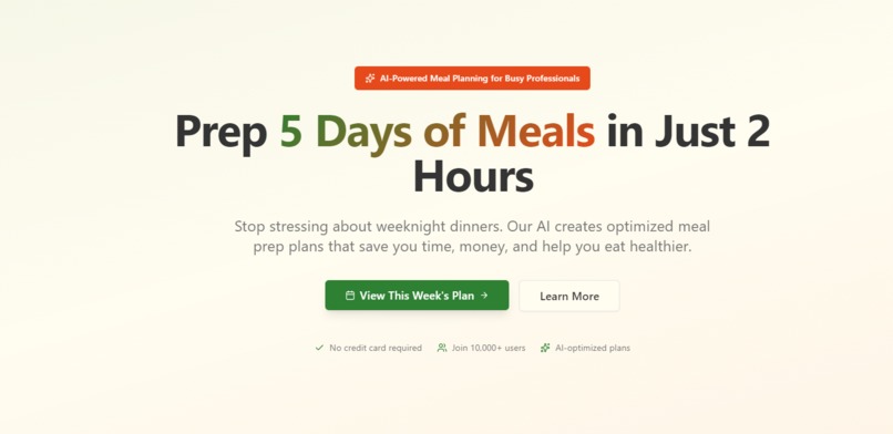 MealPrep Sunday – screenshot 1