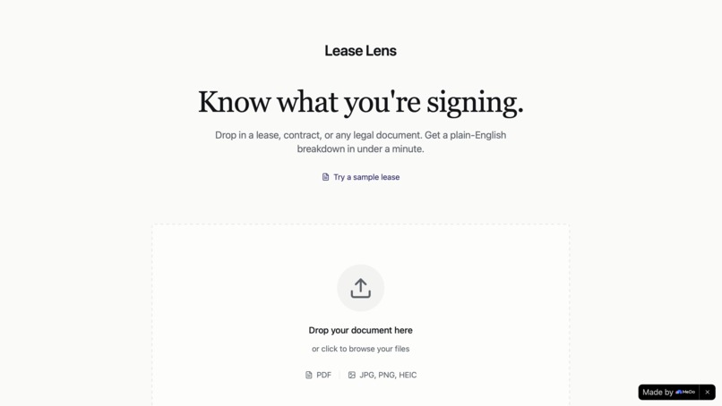Lease Lens – screenshot 1