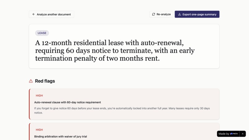 Lease Lens – screenshot 2