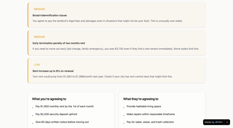 Lease Lens – screenshot 3