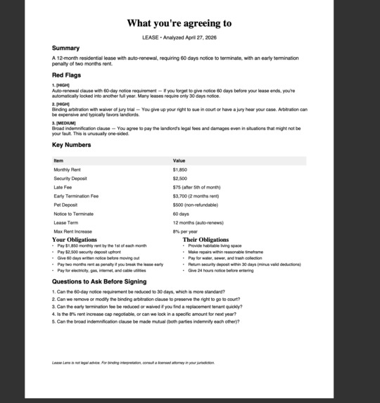 Lease Lens – screenshot 6