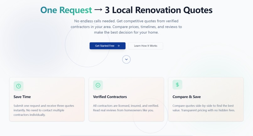 Local Renovation Quotes – screenshot 1