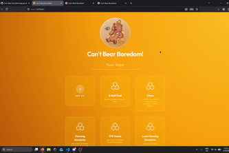 Can't Bear Boredom!