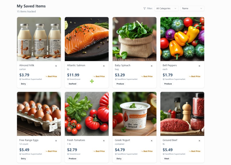 GroceryPrice Tracker – screenshot 2