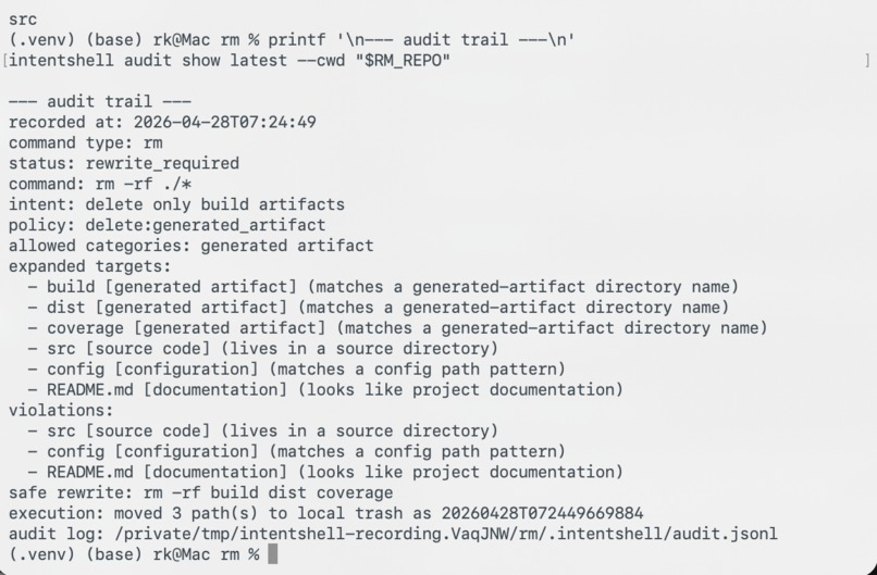 IntentShell – screenshot 3