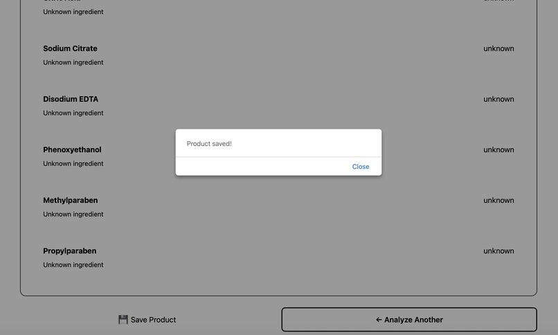 Ingredient Decoder – screenshot 3
