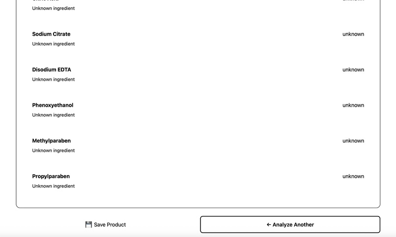 Ingredient Decoder – screenshot 5