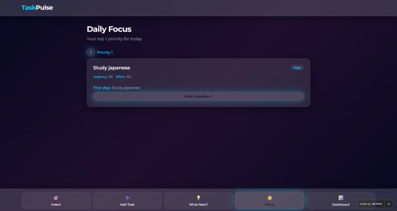 TaskPulse – screenshot 1