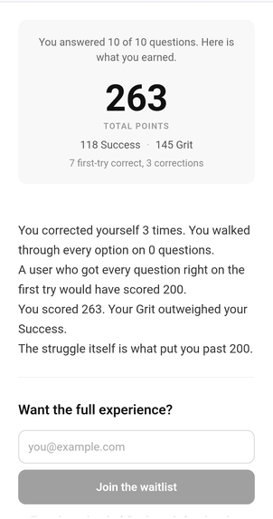 FailFast Learner – screenshot 5