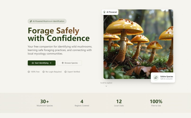 Mushroom Foraging Guide – screenshot 1