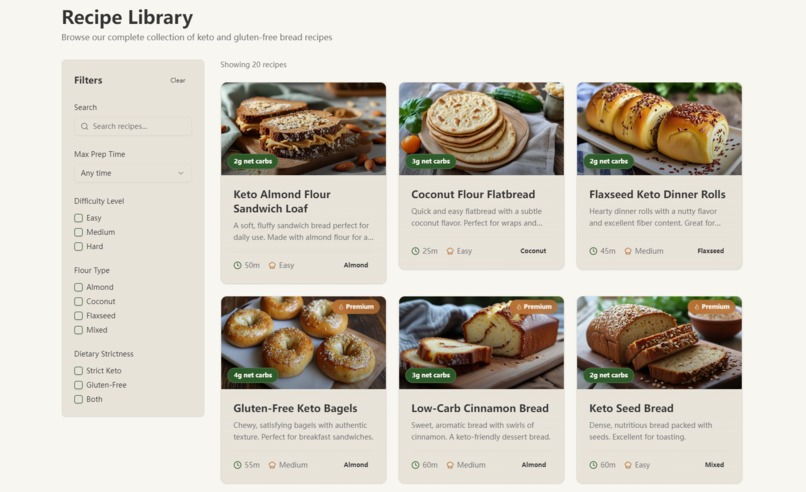 KetoBread Baker – screenshot 2